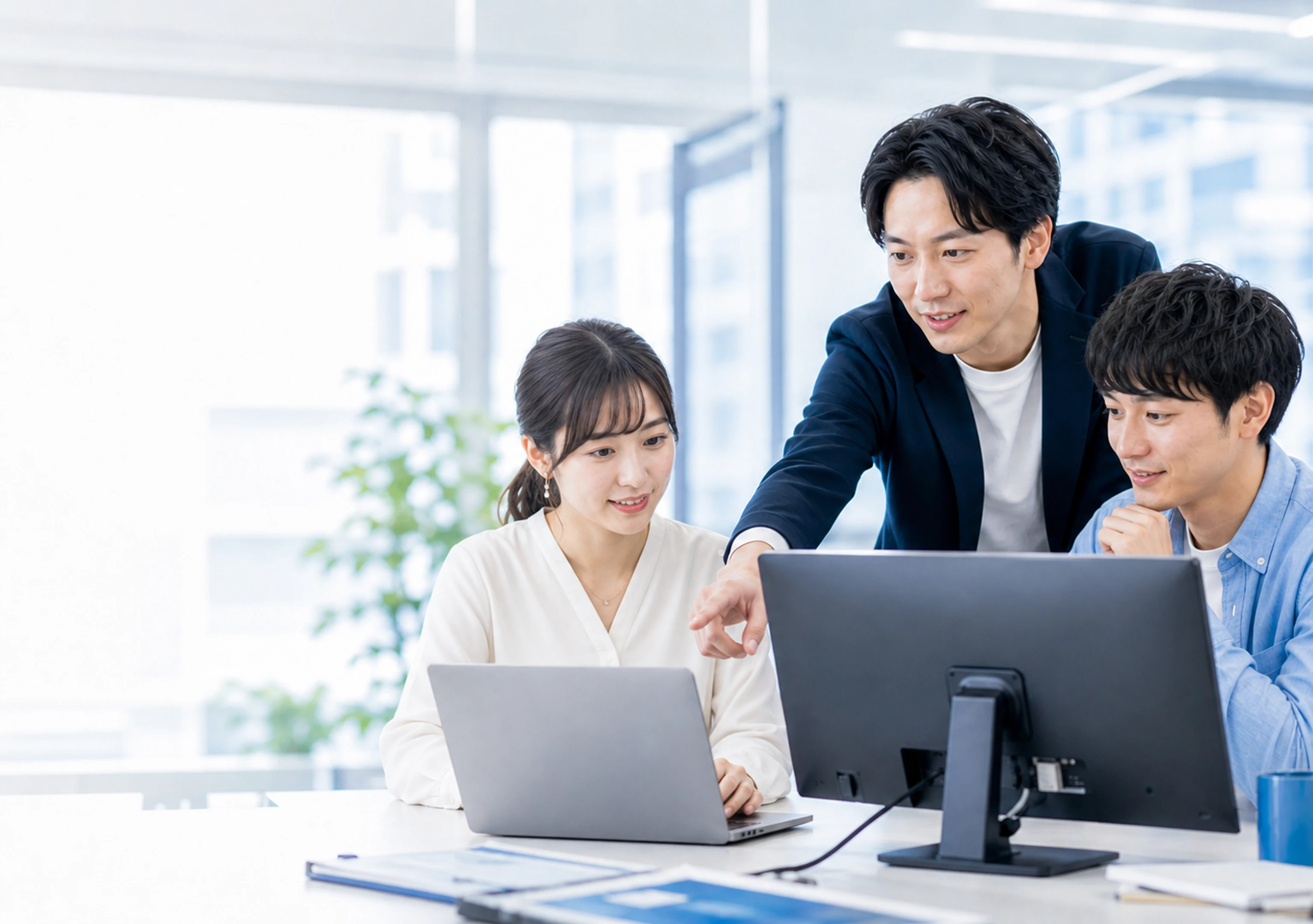挑戦者のすぐそばに